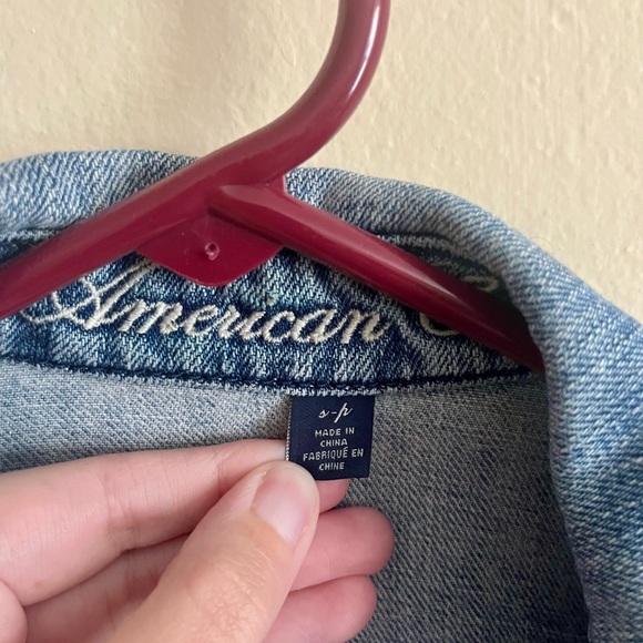 American Eagle Denim Jean Jacket - Picture 4 of 14